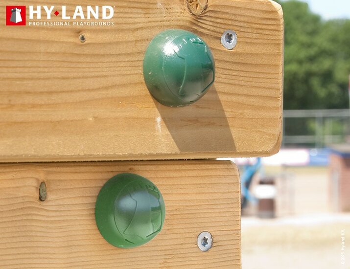 Hy-Land P7s Speeltoestel Grenenhout - Polyethyleen glijbaan en Schommel