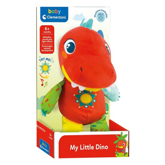 Clementoni Baby - Pluchen Knuffel Dinosaurus