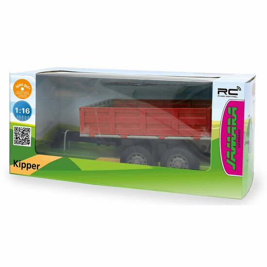 Kipper rood voor RC tractor 1:16