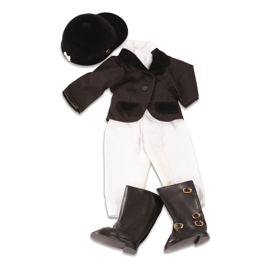 G&ouml;tz Boutique, combi &quot;horse show outfit&quot;, staanpoppen 45-50 cm (Inhoud: 6-delig)