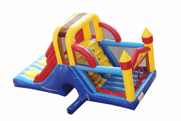 Springkussen Double Mega Slide (pvc) &ndash; Avyna