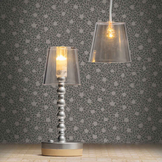 Lundby Set - Lampen transparant (vloer+hang)