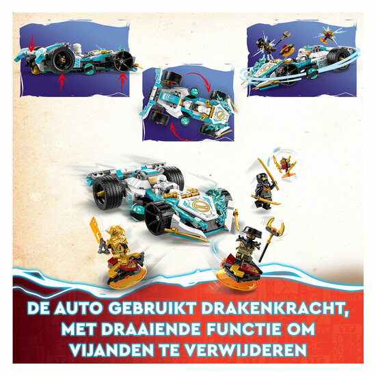 LEGO Ninjago 71791 Zane&rsquo;s Drakenkracht Spinjitzu Racewagen