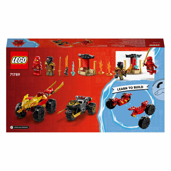 LEGO Ninjago 71789 Kai en Ras&#039;&nbsp;Duel Tussen Auto en Motor