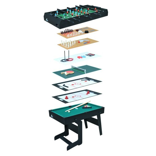 All-in-One 16-in-1 Multi speeltafel Zwart