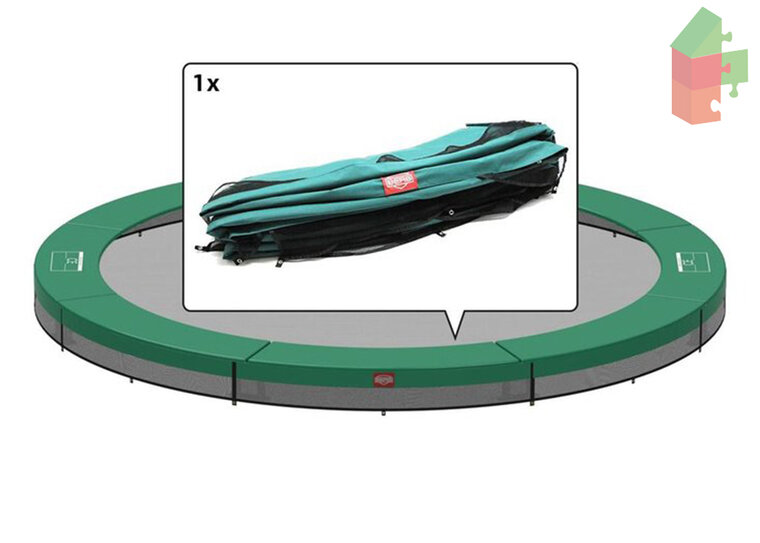 Berg Favorit - Inground Beschermrand 330 Groen (8 Deling)