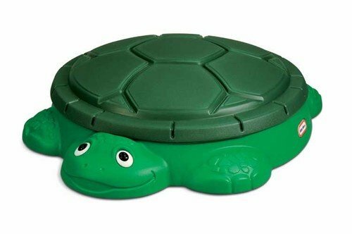 Little Tikes Zandbak Schildpad En 4 Dierenvormpjes In De Kleuren Blauw, Groen, Geel En Oranje