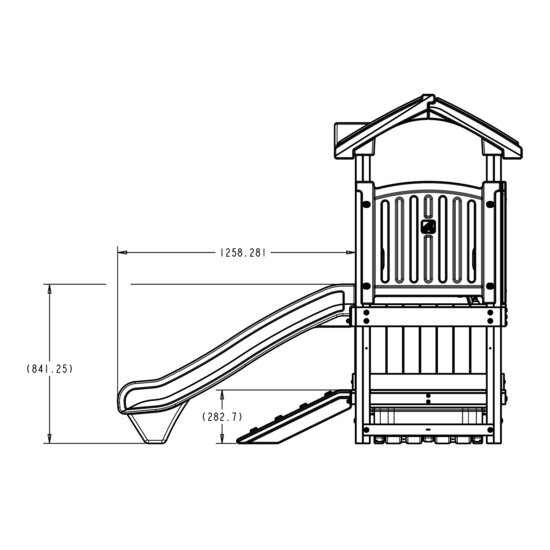 Step2 Woodland Adventure Playhouse &amp; Slide