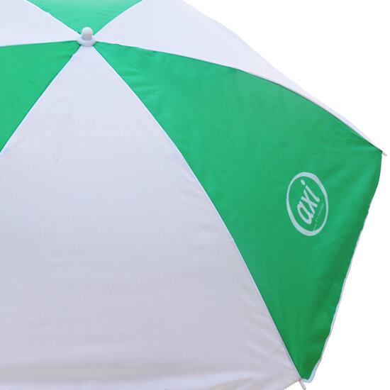 AXI Nick Picknicktafel Bruin - Parasol Groen/wit