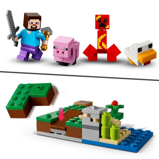 LEGO Minecraft 21177 De Creeper Hinderlaag