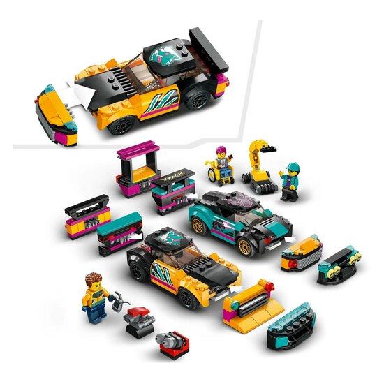 LEGO City 60389 Garage voor Aanpasbare Auto&#039;s