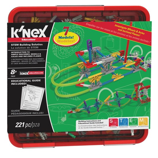 K&#039;Nex Intro to Simple Machines - Wheels/Axles &amp; Inclined Pla