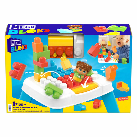 Mega Bloks - Build &#039;N Tumble Bouw Tafel