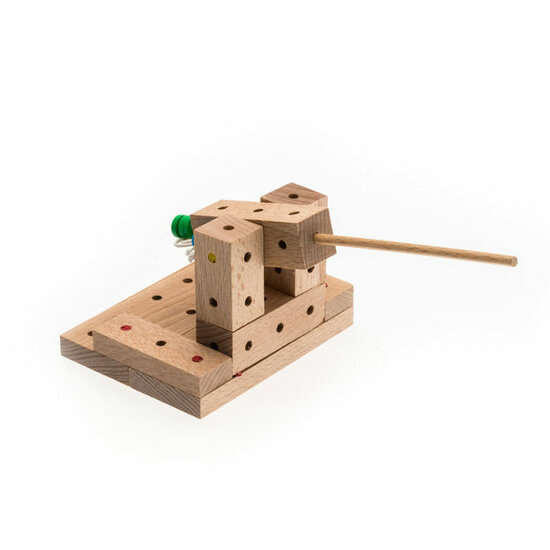 Matador Explorer Catapulte Constructieset Hout, 60dlg.