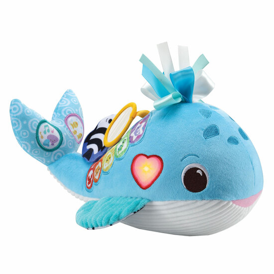 VTech Play Green Knuffel en Leer Walvis