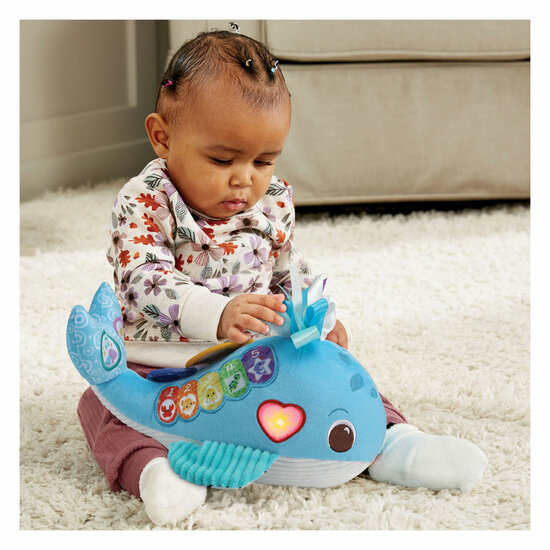 VTech Play Green Knuffel en Leer Walvis