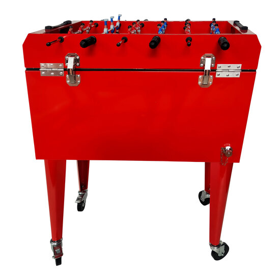 AXI Cooler met Tafelvoetbal Rood