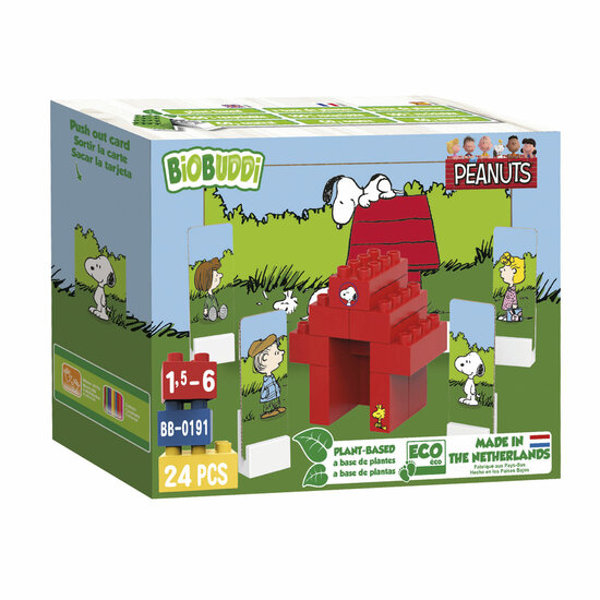 BiOBUDDi Snoopy - Hondenhok, 24dlg.