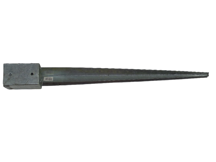 Paalhouder met pen 71x71x 750 mm 2mm dik