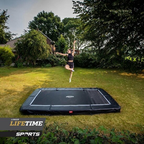 BERG trampoline SPORTS Ultim Rechthoek Favorit InGround 410X250 Black