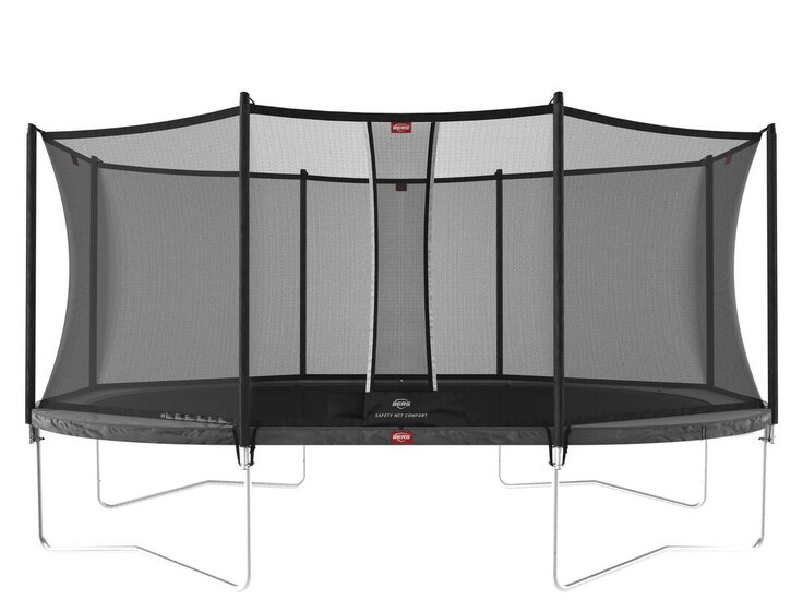 BERG Grand Ovaal Favorit Regular 520X350 Grey + Safety Net Comfort