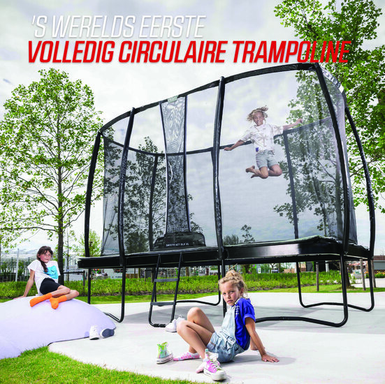 BERG Ultim Rechthoek Champion ECO FlatGround 410X250 + Safety Net DLX XL