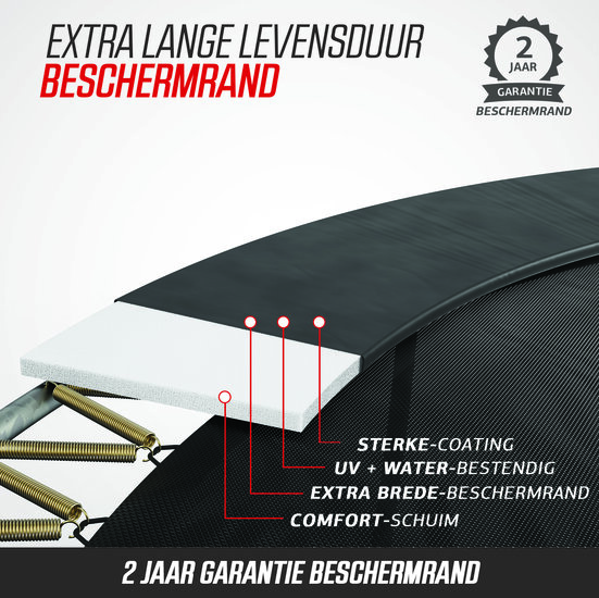 BERG Ultim Rechthoek Champion ECO Regular 410X250 + Safety Net DLX XL