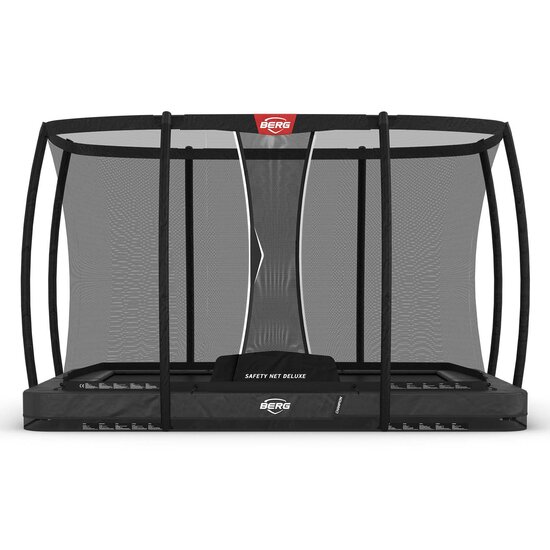 BERG Ultim Rechthoek Champion InGround 330X220 Grey + Safety Net Deluxe