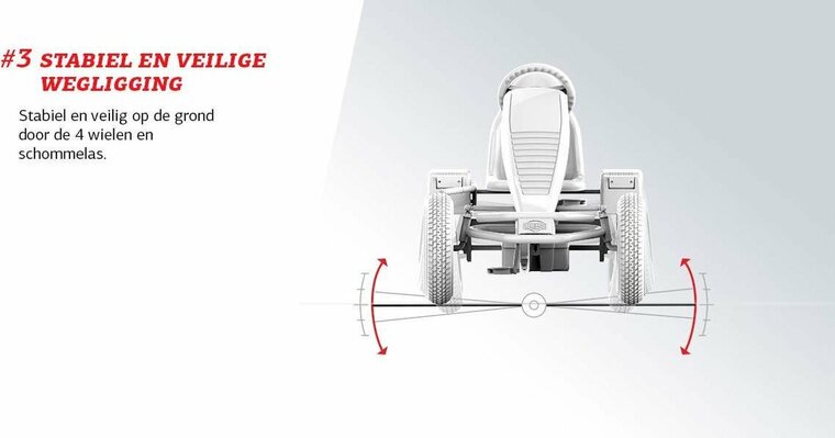 Skelter Jeep&reg; Revolution Pedal Go-Kart XXL E-BFR-3