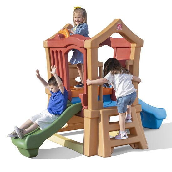 (Niet beschikbaar) Step2 Play Up Double Slide Climber