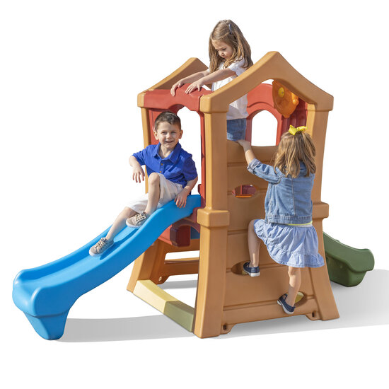 (Niet beschikbaar) Step2 Play Up Double Slide Climber