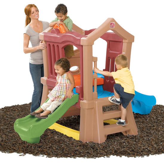 (Niet beschikbaar) Step2 Play Up Double Slide Climber