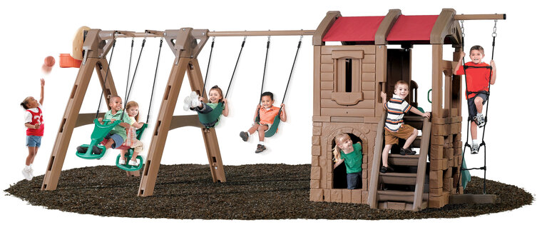 (Niet beschikbaar) Step2 Naturally Playful Adventure Lodge Play Center w/Glider