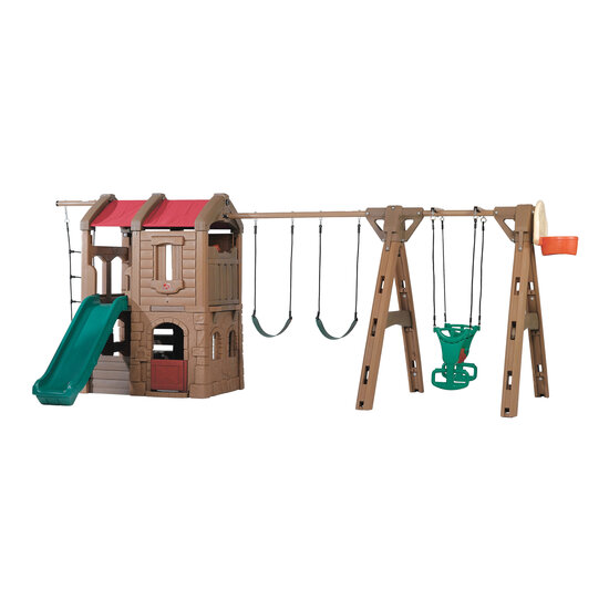 (Niet beschikbaar) Step2 Naturally Playful Adventure Lodge Play Center w/Glider