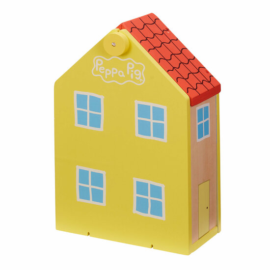 Houten Poppenhuis Peppa Pig met Accessoires