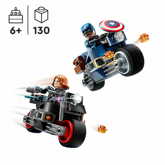 LEGO Super Heroes 76260 Black Widow &amp; Captain America Motore