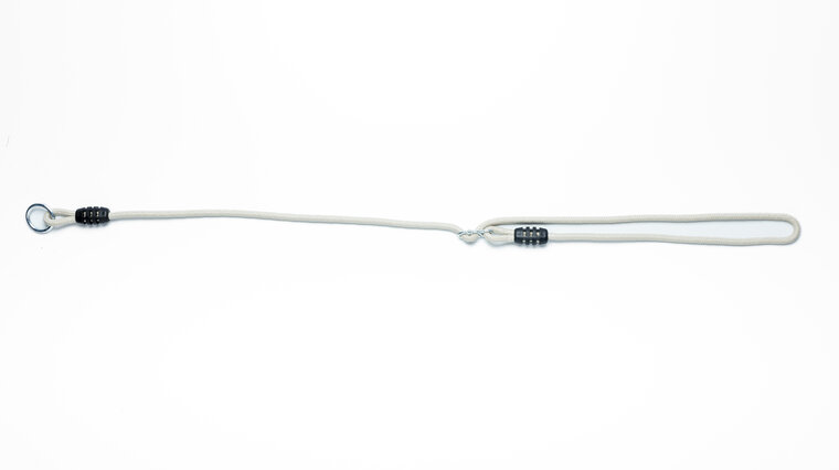 Dice verlengtouw met cijferslot 175 cm - beige kabelslot