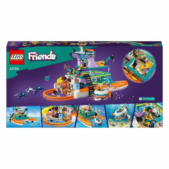 LEGO Friends 41734 Reddingsboot op Zee