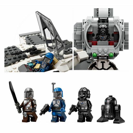 LEGO Star Wars 75348 Mandalorian Fang Fighter vs. TIE Interc