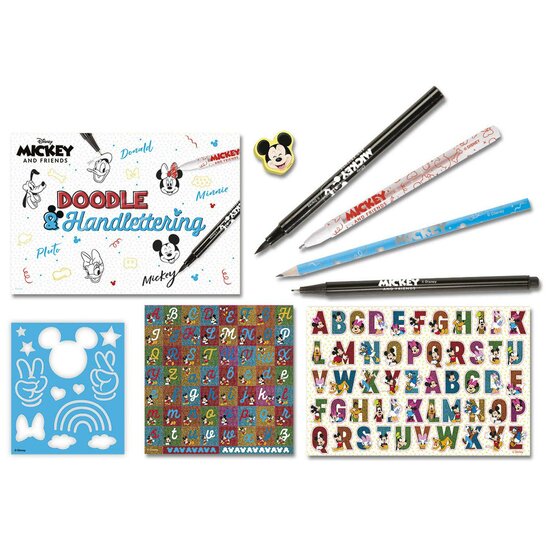 Totum Mickey Mouse - Doodle &amp; Handlettering Set