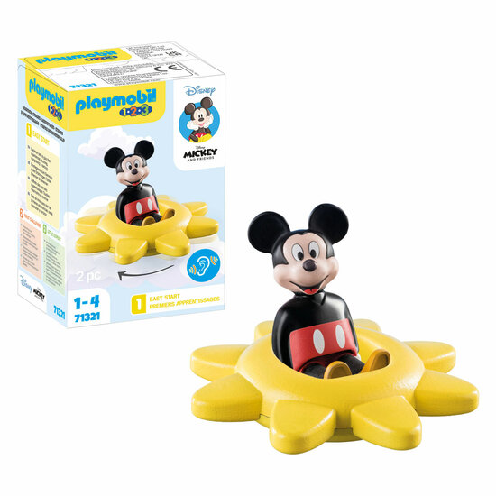 Playmobil 1.2.3. Mickey Mouse Draaiende zon - 71321