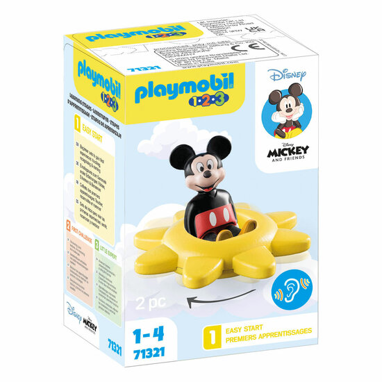 Playmobil 1.2.3. Mickey Mouse Draaiende zon - 71321