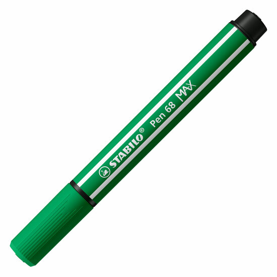 STABILO Pen 68 MAX ARTY - Viltstift Met Dikke Beitelpuntetui, 4 Kleuren