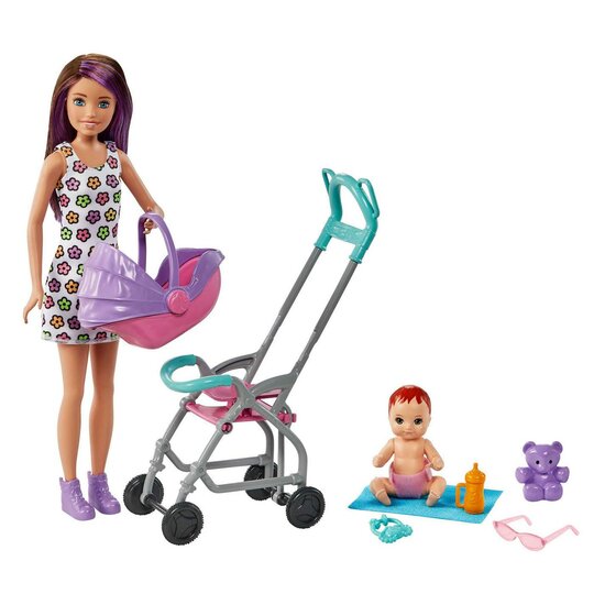 Barbie Skipper Babysitters - Pop met Baby