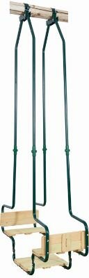 Duo-schommel in metaal Groen