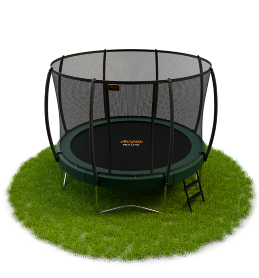 Avyna Trampoline Opbouw &Oslash;430 met veiligheidsnet &ndash; Groen