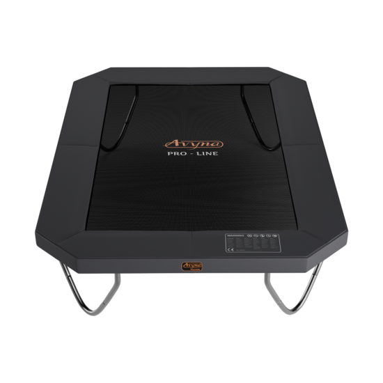 Avyna Trampoline Opbouw 305x225 (223) met net &ndash; Grijs
