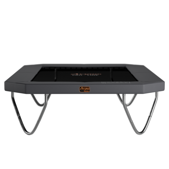 Avyna Trampoline Opbouw 305x225 (223) met net &ndash; Grijs