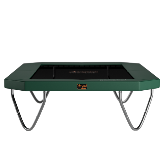 Avyna Trampoline Opbouw 305x225 (223) met net &ndash; Groen
