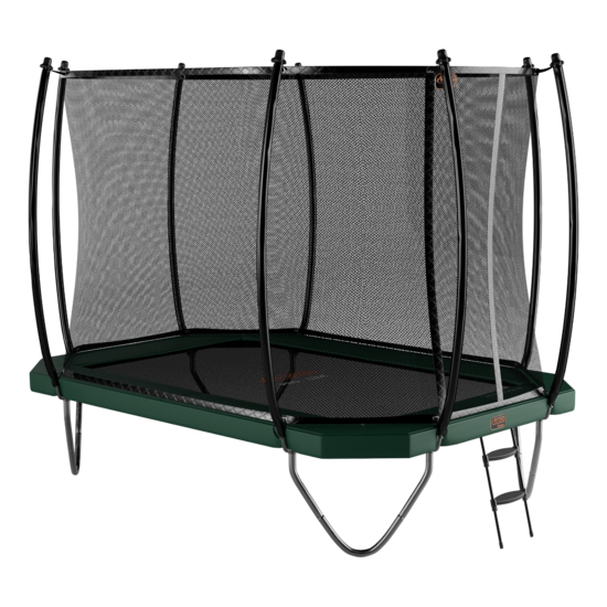 Avyna Trampoline Opbouw 305x225 (223) met net &ndash; Groen